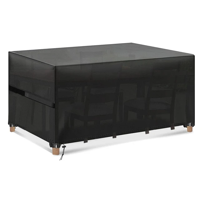 Protege tus muebles de jardn con esta funda impermeable 420D Oxford Resis