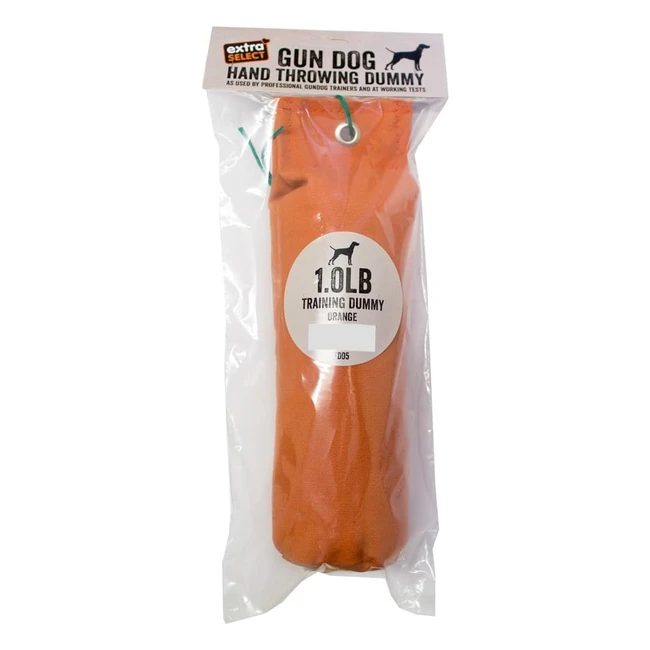 Extra Select Gun Dog Training Dummy 1 lb - Orange  Essential for Training and C