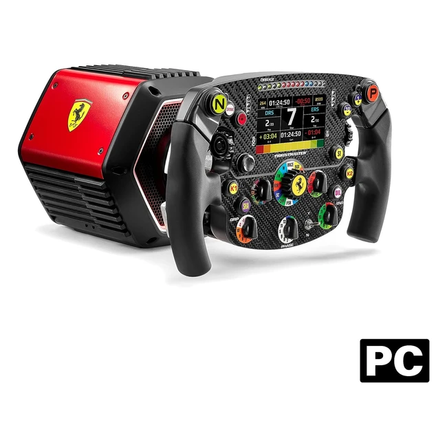 Volant de course Thrustmaster T818 Ferrari SF1000 Simulator - Retour de force direct drive pour PC avec licence officielle Ferrari