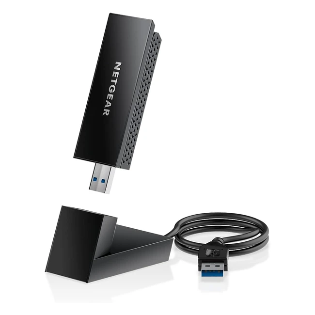 Adaptateur USB WiFi 6E Netgear Nighthawk CL A8000 - Jusqu 3 Gbits - Compatib