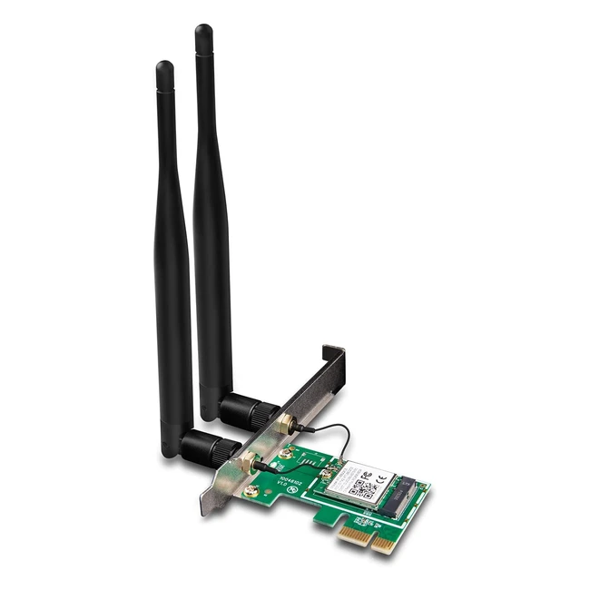 Tarjeta WiFi PCIe AC1200 - Tenda - Alta velocidad y seguridad