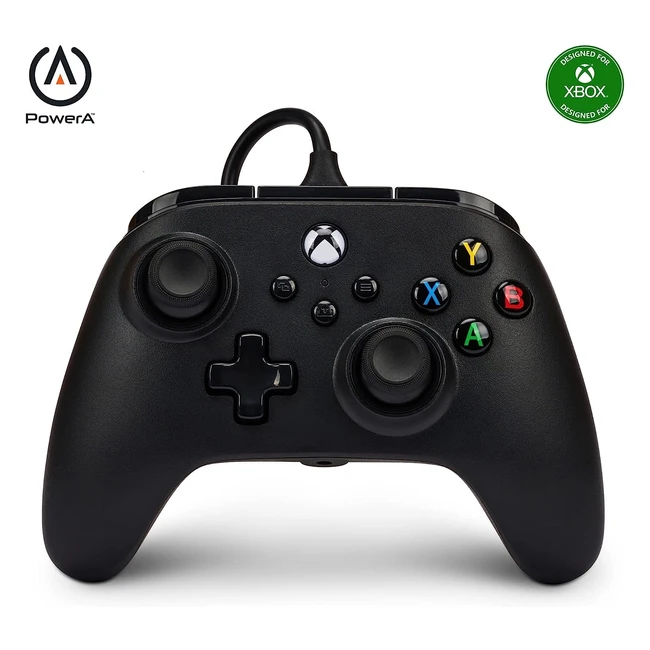 Controlador cableado Power A para Xbox Series X/S - Negro