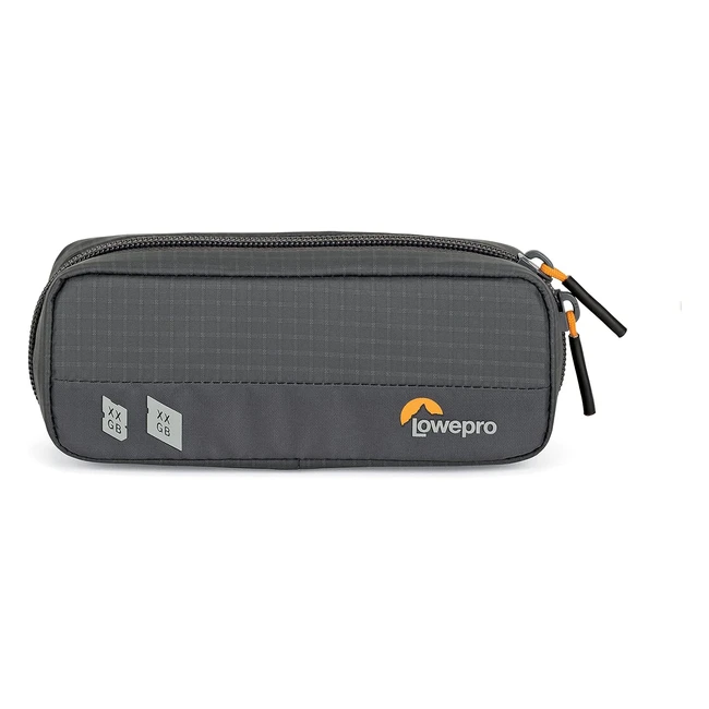 Lowepro GearUp Memory Wallet 20 - Kompakter Speicherkartenorganizer für CF, XQD & SD-Karten - Grau