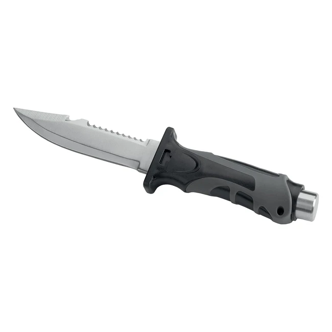 Seac Unisex Hammer Diving Knife - Black, One Size - Essential for Apnea and Scuba Diving