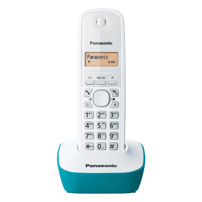 Téléphone sans fil Panasonic KXTG1611FRC bleu - Répertoire 50 noms - Autonomie 900 min