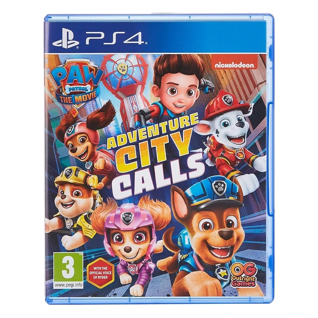 Paw Patrol Movie Adventure City Calls PS4 - Explore, Rescue, and Collect!