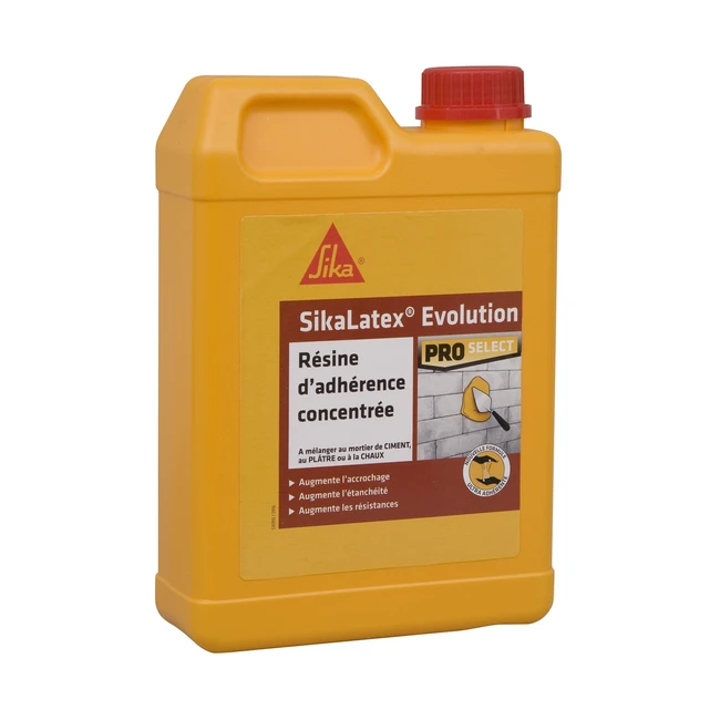 Sika Latex Evolution Résine d'adhérence étanchéité blanc 2L