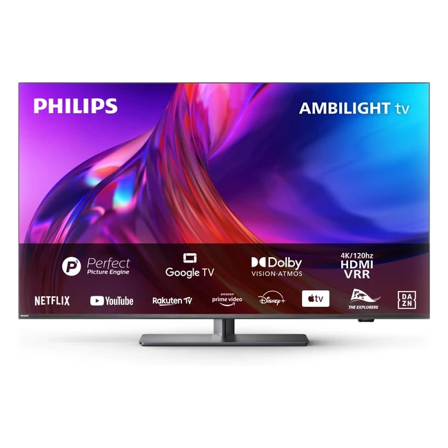 TV Philips 4K Ultra HD Ambilight PUS8818 - 60Hz - Dolby Atmos - Altavoces 20W - Google Assistant - Alexa