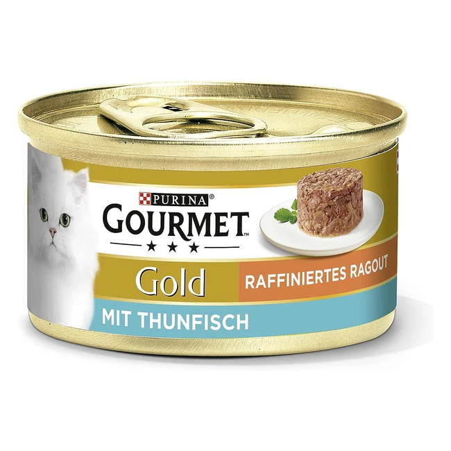 Purina Gourmet Gold Refined Ragout Nassfutter verschiedene Sorten 12er Pack 12 x 85 g