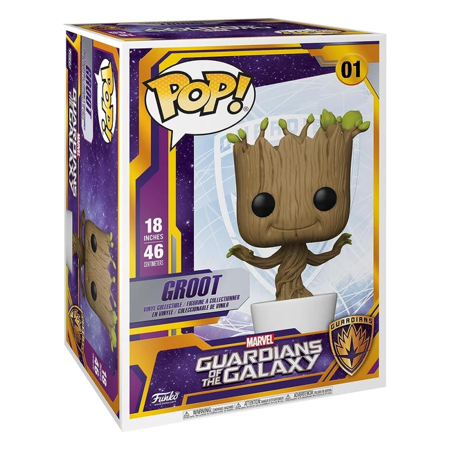 Funko Pop Marvel Guardians of the Galaxy 18 Dancing Groot - Figura de Vinilo Coleccionable