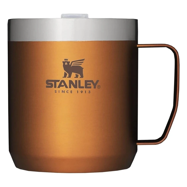 Stanley Classic Camp Mug 12oz - Maple | Insulated, Durable, Easy to Clean