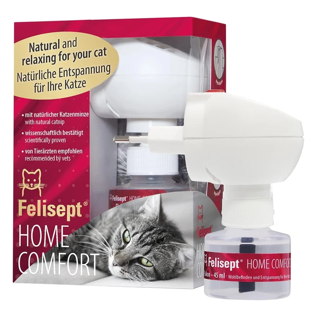 Felisept Home Comfort Set für Katzen - Beruhigt und entspannt, reduziert Stress und Unruhe