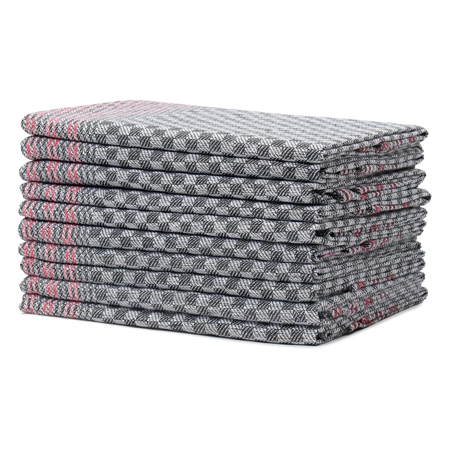Paos Multiuso de Algodn 100 Paquete de 10 50 x 100 cm - Gris Antracita