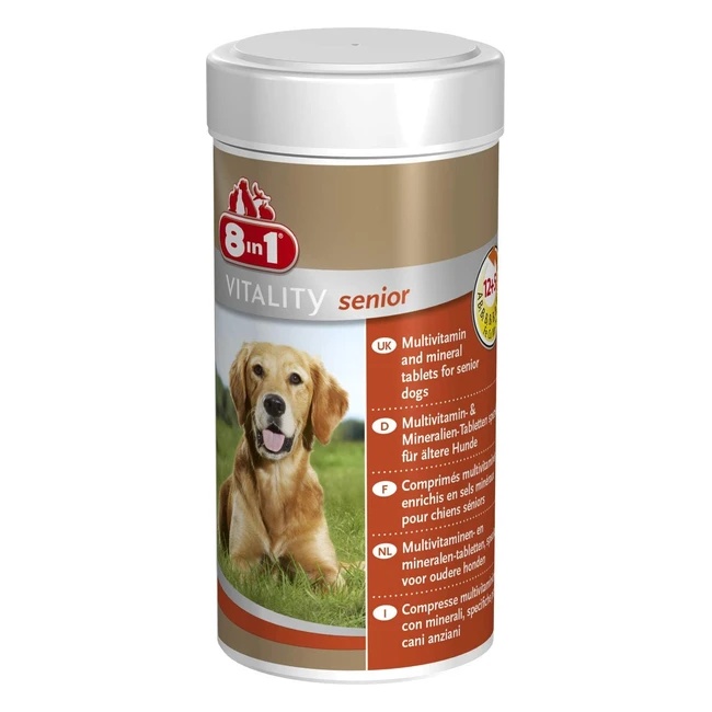 8in1 Multivitamin Tabletten für Hunde - Alle Altersgruppen - Verschiedene Zusammensetzungen - Nr. 123456789 - Vitalität & Gesundheit