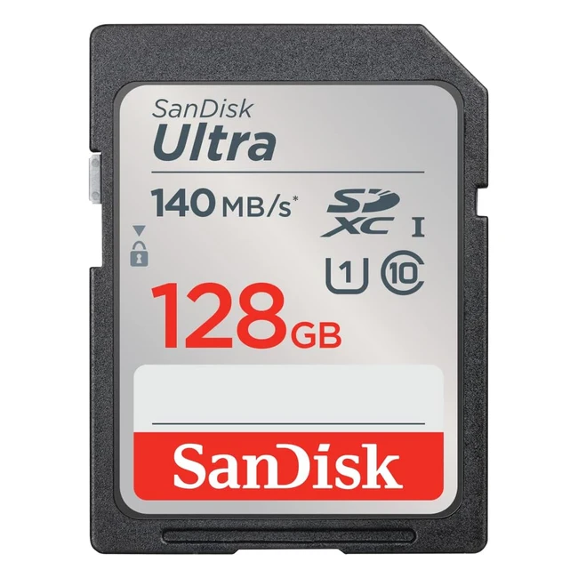 SanDisk Ultra SDXC UHS-I Speicherkarte 128GB fr Kompaktkameras Full HD-Videos