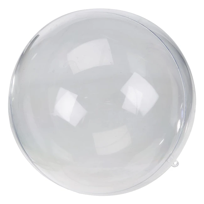 Bola Transparente Rellenar 20 cm - Manualidades y Decoración