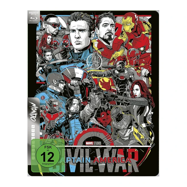 Captain America Civil War 4K UHD Mondo Steelbook Edition Blu-ray - Jetzt kaufen!
