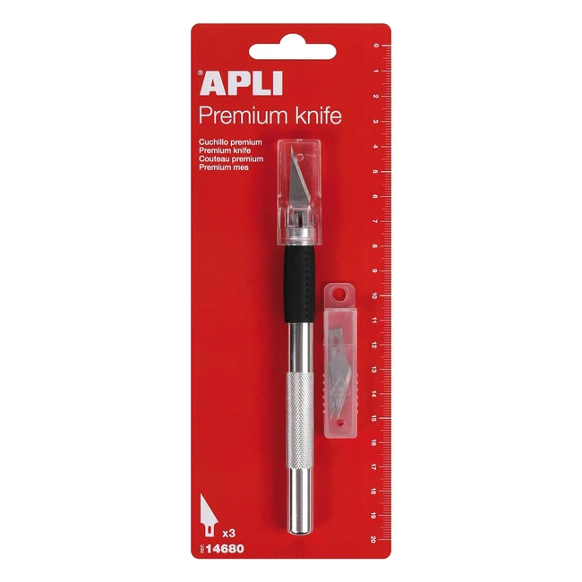 Cuchillo Hobby de Precisión Premium APLI 14680 - 3 Recambios