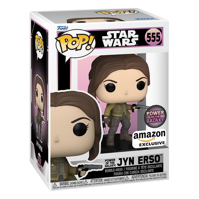 Funko Pop Star Wars Women of Star Wars - Jyn Erso - Rogue One - Exclusivité Amazon - Figurine en Vinyle - Collectionner - Idée de Cadeau - Produits Officiels - Fans de Films