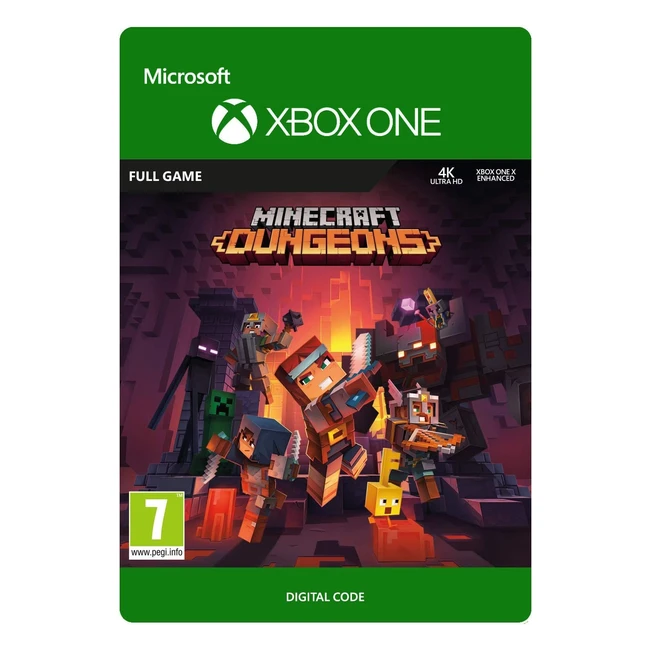 Minecraft Dungeons Standard Xbox One - Download Code | Action-Adventure Game