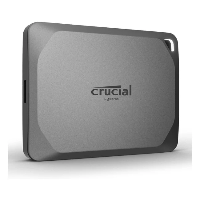 Crucial X9 Pro 2TB Externe SSD Festplatte 1050MB/s PC & Mac Mylio Fotos USB-C 32 Tragbare Solid State Drive
