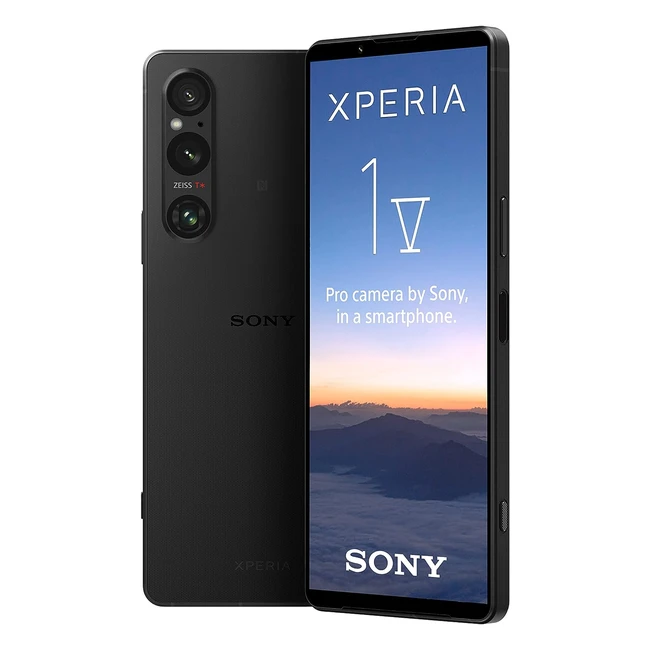 Sony Xperia 1 V Next Gen Exmor T Sensor 65 Zoll 21:9 4K HDR OLED 120Hz Triple Lens Zeiss 35 mm Klinke Android 13 IP6568 Schwarz