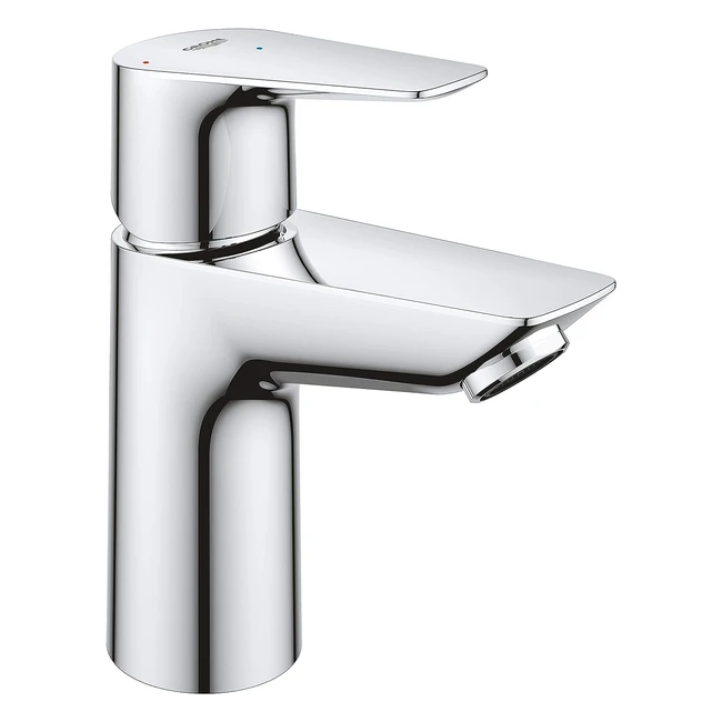 Grohe Quickfix Start Edge Bathroom Basin Mixer Tap - Energy & Water Saving - Chrome