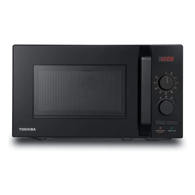 Toshiba 800W 20L Microwave Oven | 8 Auto Menus | Mute Function | LED Cavity Light
