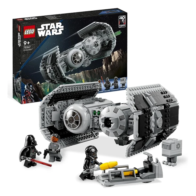 Lego 75347 Star Wars TIE Bomb Modellbausatz mit Darth Vader Mini-Figur und Licht