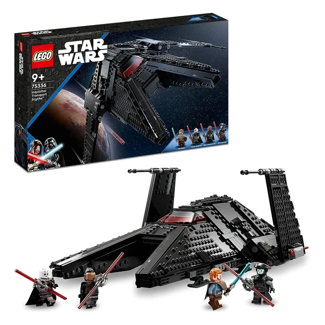 LEGO 75336 Star Wars Scythe Transporter Großinquisitor Spielzeug Raumschiff