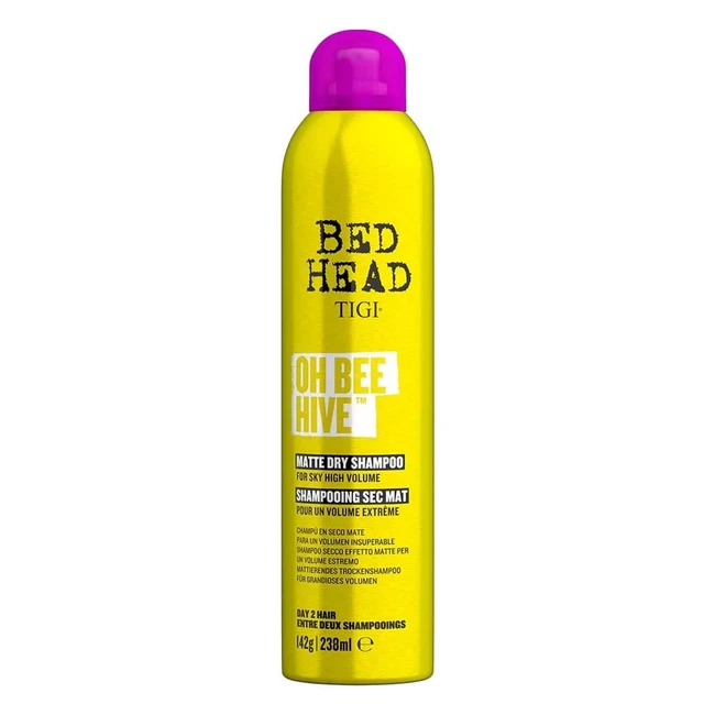 Bed Head by Tigi Oh Bee Hive Dry Shampoo - Professional Volumising Hair Products - Matte Finish - 238ml