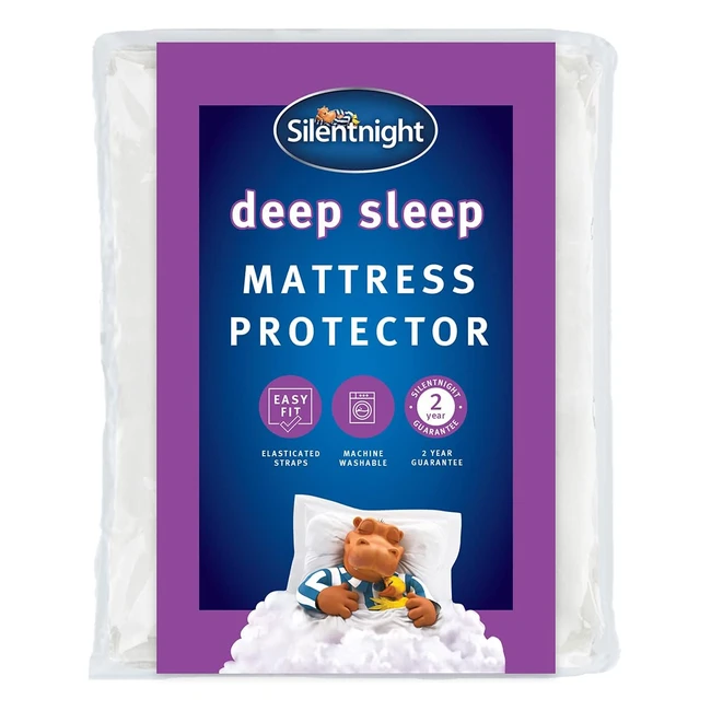 Silentnight Deep Sleep Mattress Protector - Supersoft Quilted Bed Cover