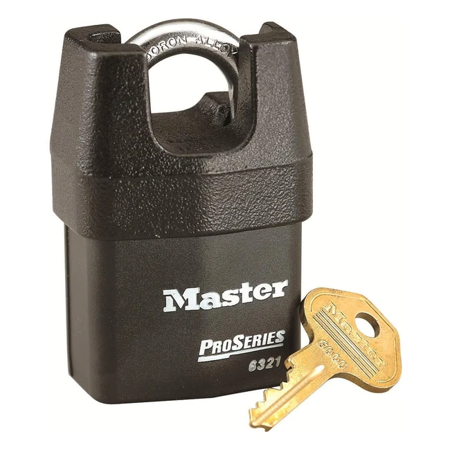 Master Lock Heavy Duty Weatherproof Padlock - Outdoor 6321EURD - High Security 