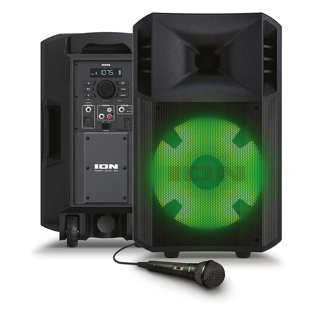 Enceinte Bluetooth Ion Audio Power Glow 300W avec Micro Karaoké