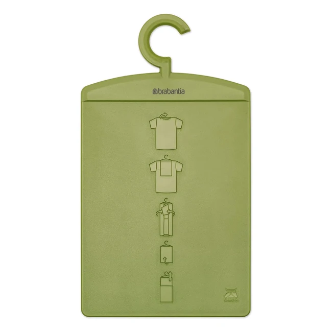 Brabantia Folding Board - Easy to Use Table Folder for T-Shirts & Sweaters - Calm Green