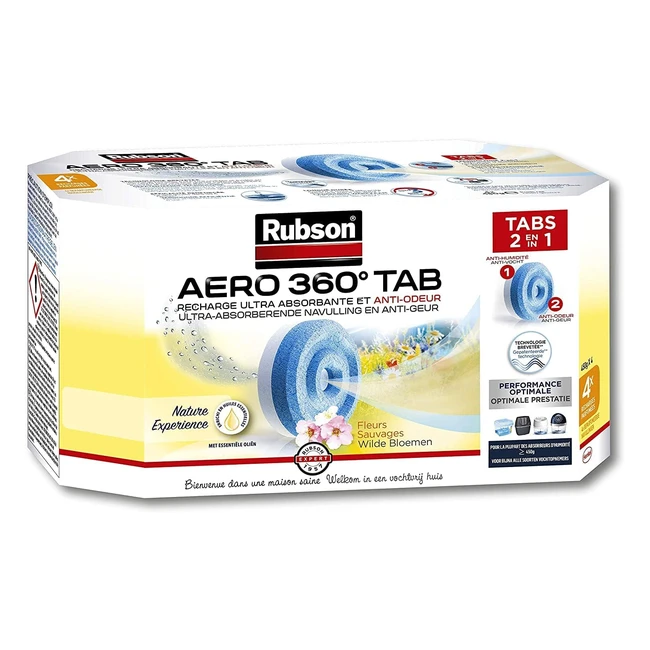 Recharges Rubson Aero 360 - Ultra absorbantes et anti-odeurs