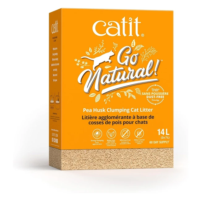 Catit Go Natural Vanille Duft Klumpstreu 2 x 28 kg - 56 kg