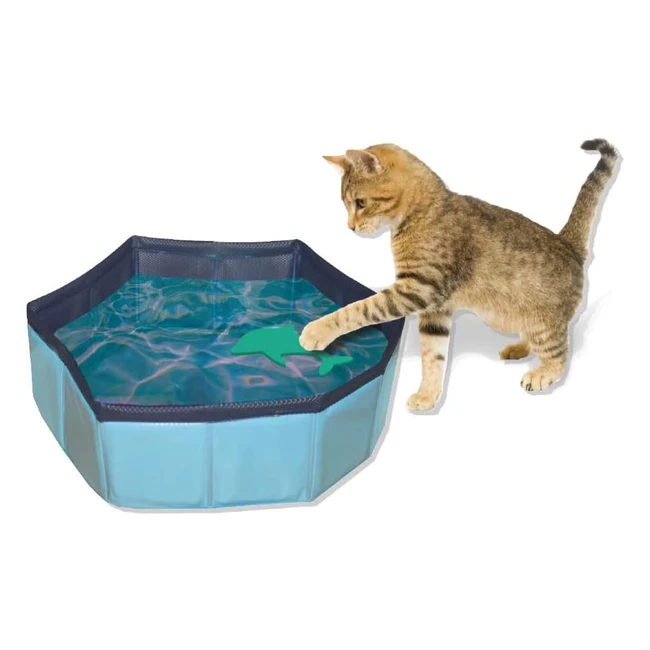Zoo Med Croci Pool Toy für Katzen 30 x 10 cm - Robuste schwimmende Spielzeuge inklusive