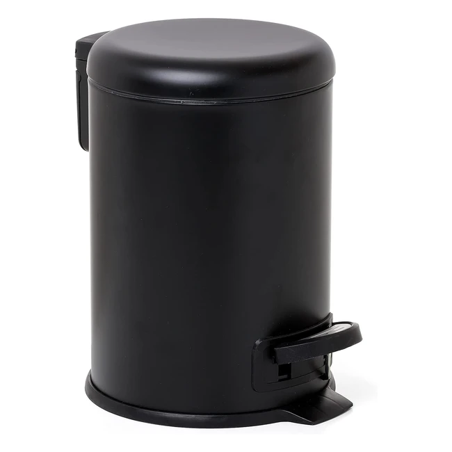 Papelera de Baño Tatay con Pedal de Acero Inoxidable 3L - Libre de BPA
