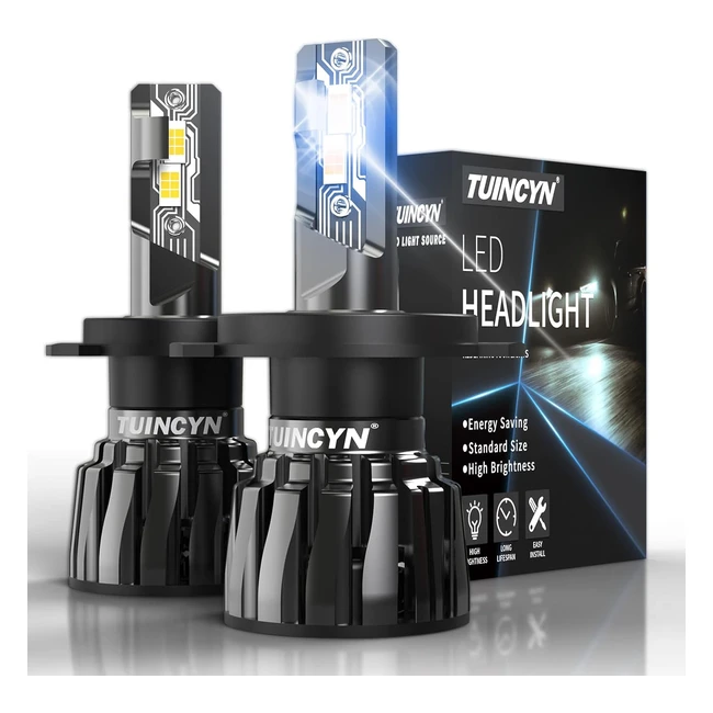 Bombillas LED H4 Tuincyn 16000lm 80W 400 de Brillo - Kit de Conversin de Lmp