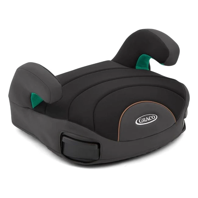 Graco Eversure Lite R129 Backless Booster Seat - Lightweight, Comfortable, Ebony Fashion