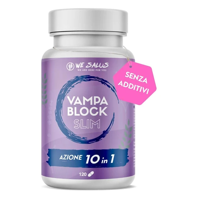 Integratore Vampa Block Slim Menopausa 120 Capsule - Azione 10 in 1