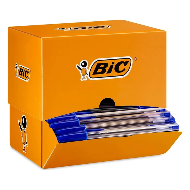 BIC Cristal Original Kugelschreiber blau 04 mm 150er Pack ideal fr Bro Home