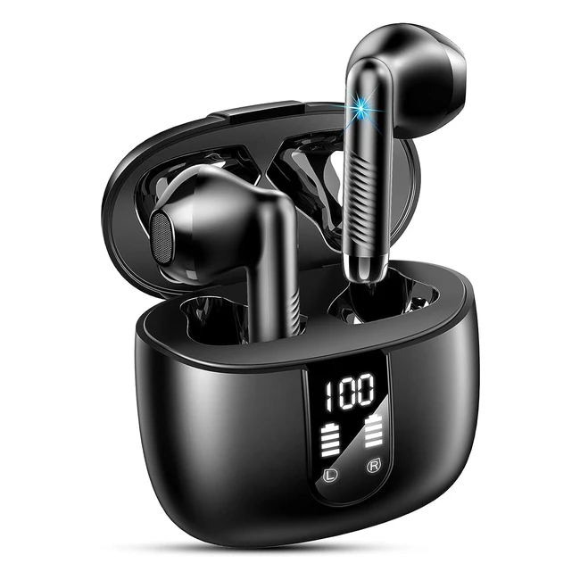 Auriculares Bluetooth 53 con 4 HD Micrófono 2023 - Cancelación de Ruido - IP7 Impermeable