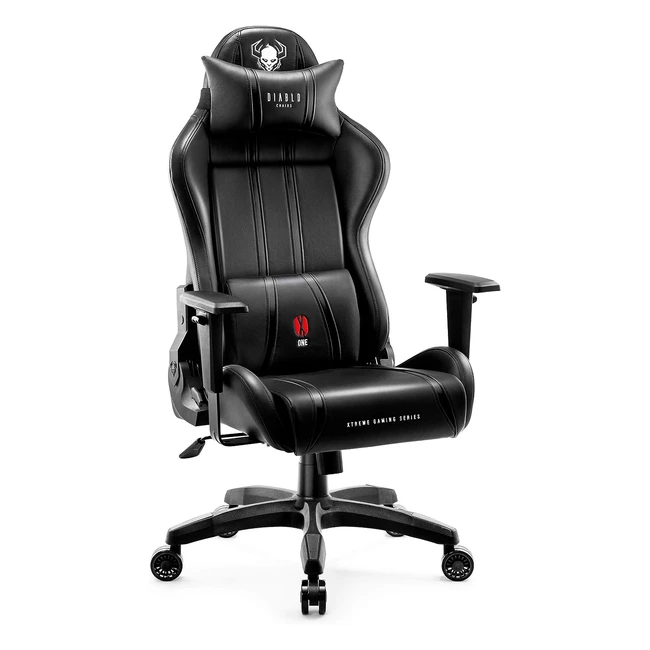 Diablo Xone 20 Gaming Chair - Ergonomisches Design - Verstellbare Armlehnen - Na