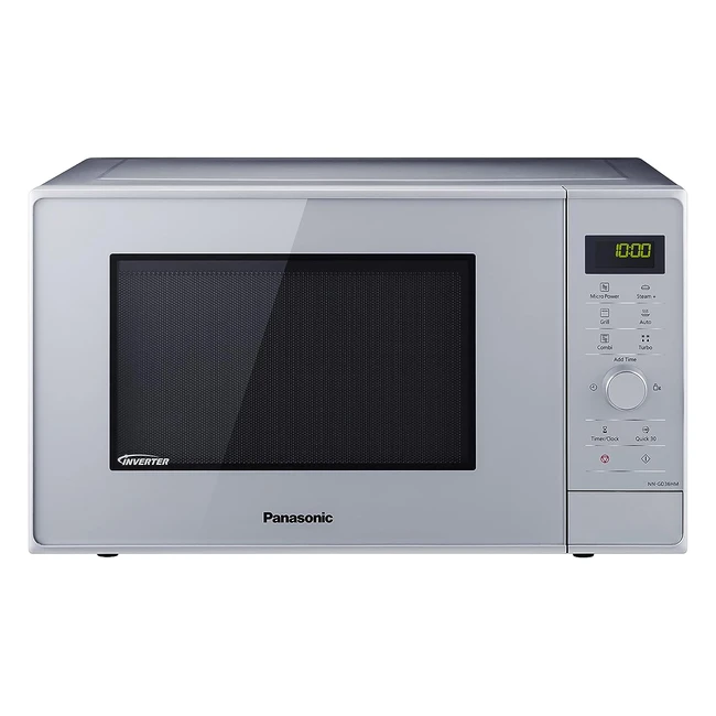 Panasonic NNGD36HMSUG Forno a Microonde Combinato Inverter Grill e Cottura a Vapore - 17 Programmi Automatici