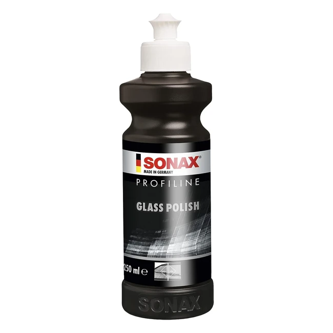 SONAX Profiline 273141 Glaspolitur 250 ml - Entfernt Kratzer, Trübungen und Verbrennungen