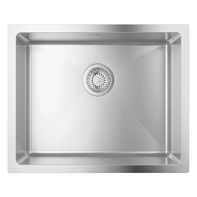Grohe K700U Kitchen Sink - Undermount/Top Mount/Flush Mount - 1 Bowl - 50x40x20cm - Stainless Steel