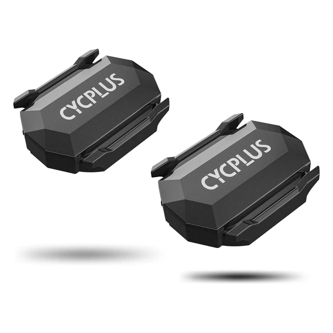 Cycplus Sensore di Cadenza e Velocità per Bici - Impermeabile, Bluetooth, Senza Magneti