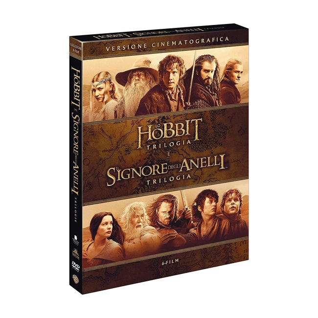 Lo Hobbit - Il Signore degli Anelli Box 6 DV: Trilogie Cinematografiche